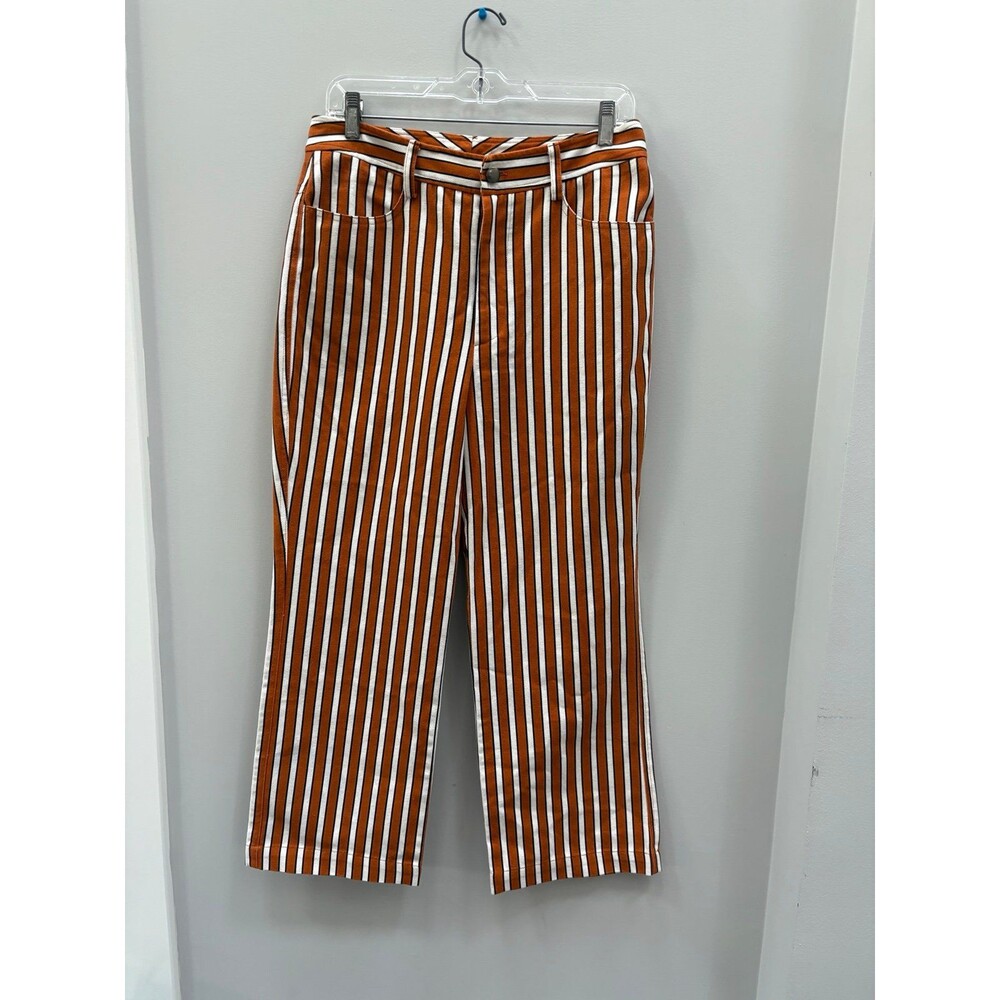 No.6 Store Rust Stripe Pants Size 2 - image 1